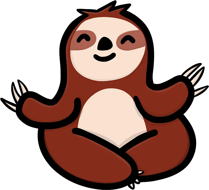  Contact U2013 Shirtpugcom Sloth Cute Cartoon Transparent Png Sloth Png