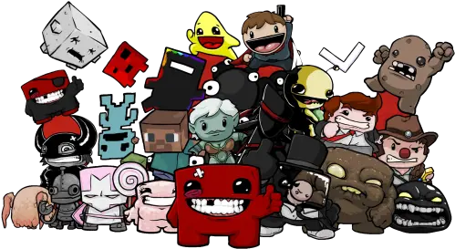  Score Arrangement Super Meat Boy Soundtrack Collection Super Meat Boy Characters Png Super Meat Boy Logo