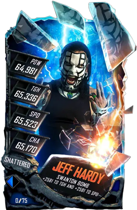  Jeff Hardy Wwe Supercard Season 3 Debut Wwe Supercard Shattered Jeff Hardy Wwe Supercard Png Jeff Hardy Png