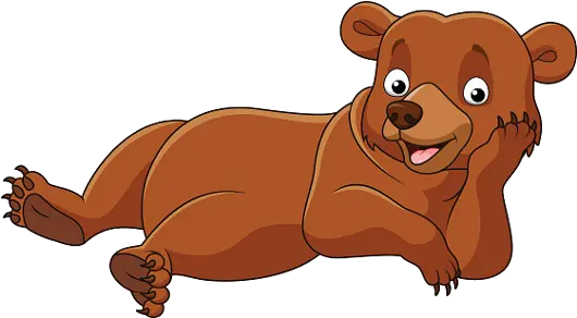  Download Clip Art Library Baby Bears Animal Pictures Laying Laying Down Bear Png Cartoon Bear Png