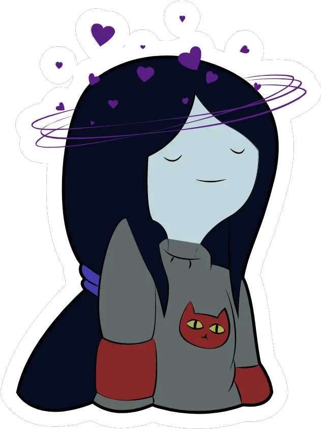  Marceline Fell In Love Marceline The Vampire Queen Stickers Png Vampire Icon Tumblr