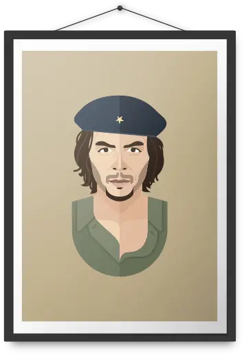  The Cool Club Che Guevara Poster Picture Frame Png Che Guevara Png