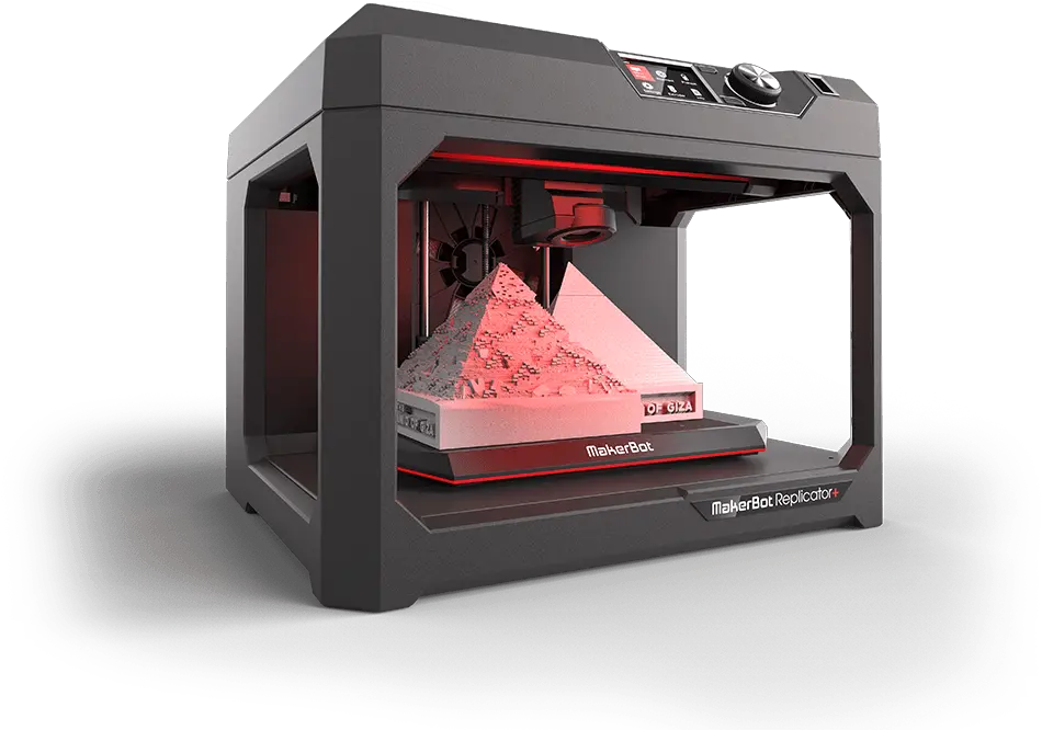  Replicator Desktop 3d Printer Makerbot Makerbot Replicator Plus Png Pc Mag Logo