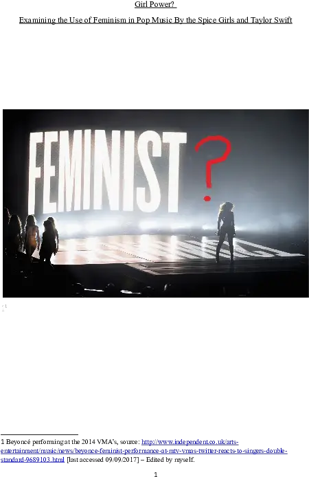  Doc Girl Power Examining The Use Of Feminism In Pop Music Language Png Taylor Swift Icon Award