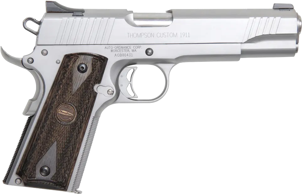  Auto Ordnance Thompson Review Pistol 45 Automatic Png Thompson Centerfire Icon