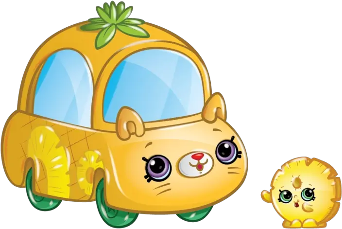  Download Free Png Food Car Yellow Shopkins Wheels Happy Shopkins Cutie Cars Cartoon Shopkins Logo Png