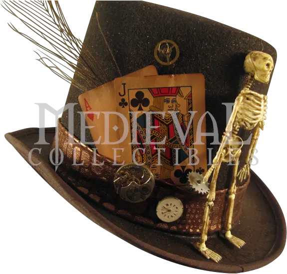  Download Hd Mens Deathly Steampunk Top Hat Voodoo Top Hats Deck Of Cards Png Top Hat Transparent