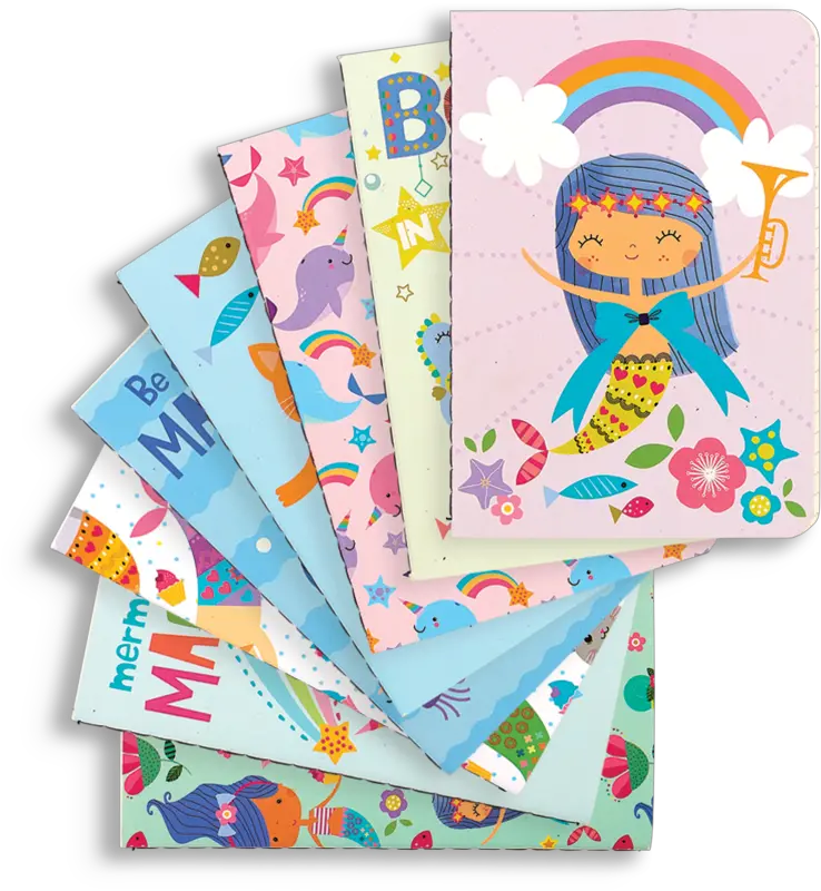  Mermaid Magic Pocket Pal Journals Set Of 8 Craft Png Mermaid Transparent