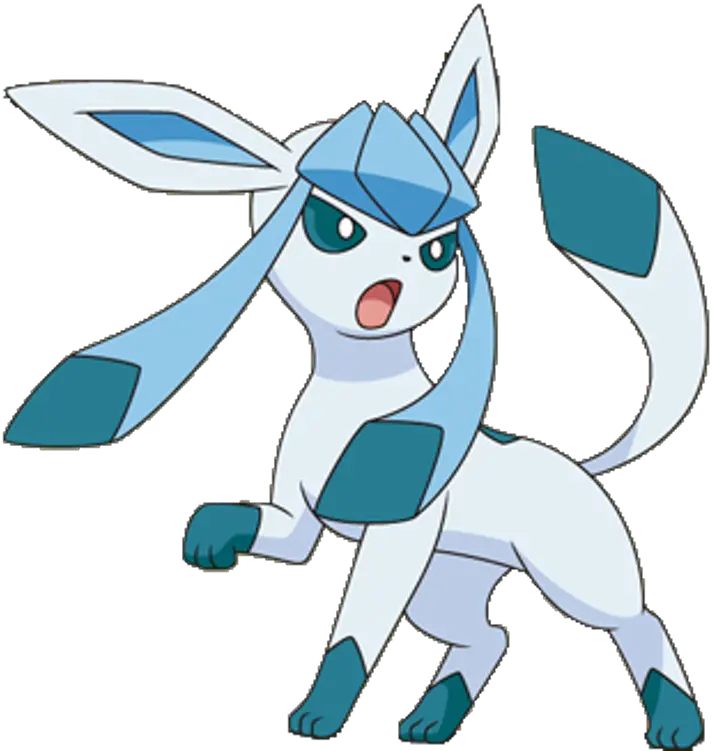  Glaceon Pokemon Eevee Glaceon Pokemon Eevee Evolution Png Glaceon Png