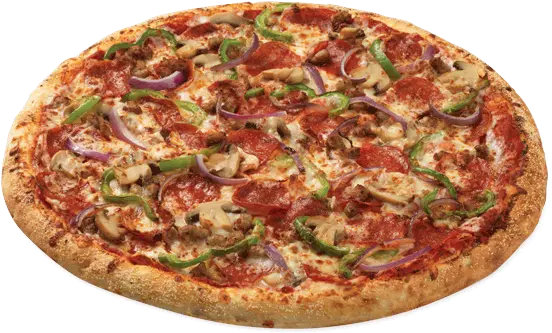  Large Supreme Pizza Menu Speedy Café Supreme Pizza Transparent Png Pizza Transparent