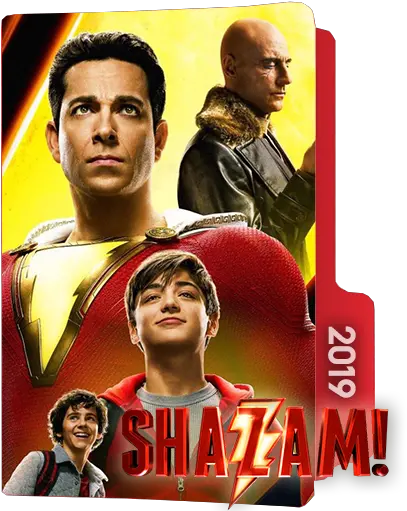  Shazam 2019 Folder Icon Designbust Shazam 2 Movie Png Shazam Png