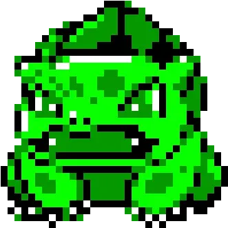  Pokémon Yellow Bulbasaur Pixel Art Maker Pokemon Yellow Version Of Bulbasaur Png Bulbasaur Png