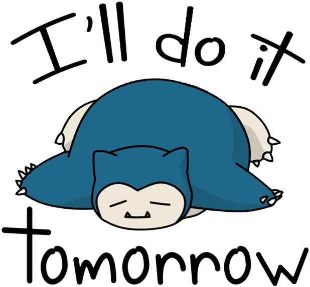  Snorlax Iu0027ll Do It Tomorrow Hoody By Riveragerald Unisex Snorlax Png Snorlax Transparent