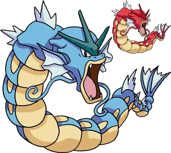  Why Does Gyarados Look So Mad Quora Gyarados Red And Blue Png Magikarp Transparent