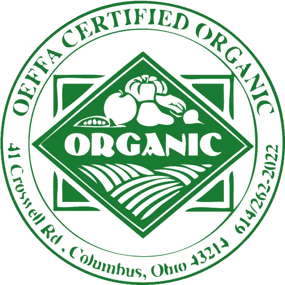  Oeffa Certified Organic Logo United States Geological Survey Png Organic Logo