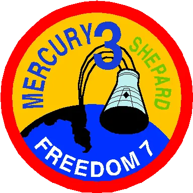  Mercury 3 Project Mercury Mission Patches Png Mercury Png