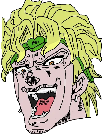  Layer Transparent Dio Brando Head Png Dio Png