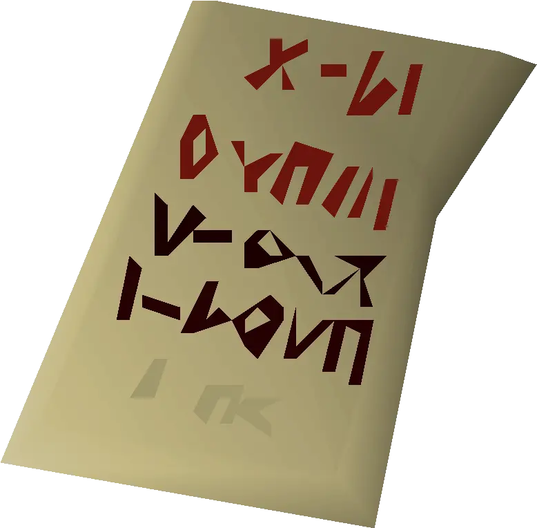  Scrawled Note Osrs Wiki Scrawled Note Png Note Png