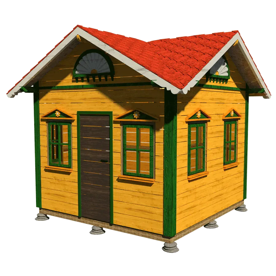  Shed Plans Mae Cross Gable Roof Playhouse Png Hut Png