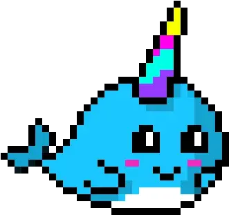  Narwhal Mangekyou Sharingan Pixel Art Png Narwhal Png