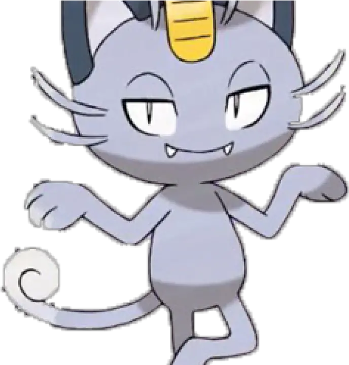  Alolan Meowth Pokemon Meowth Alola Form Png Meowth Png