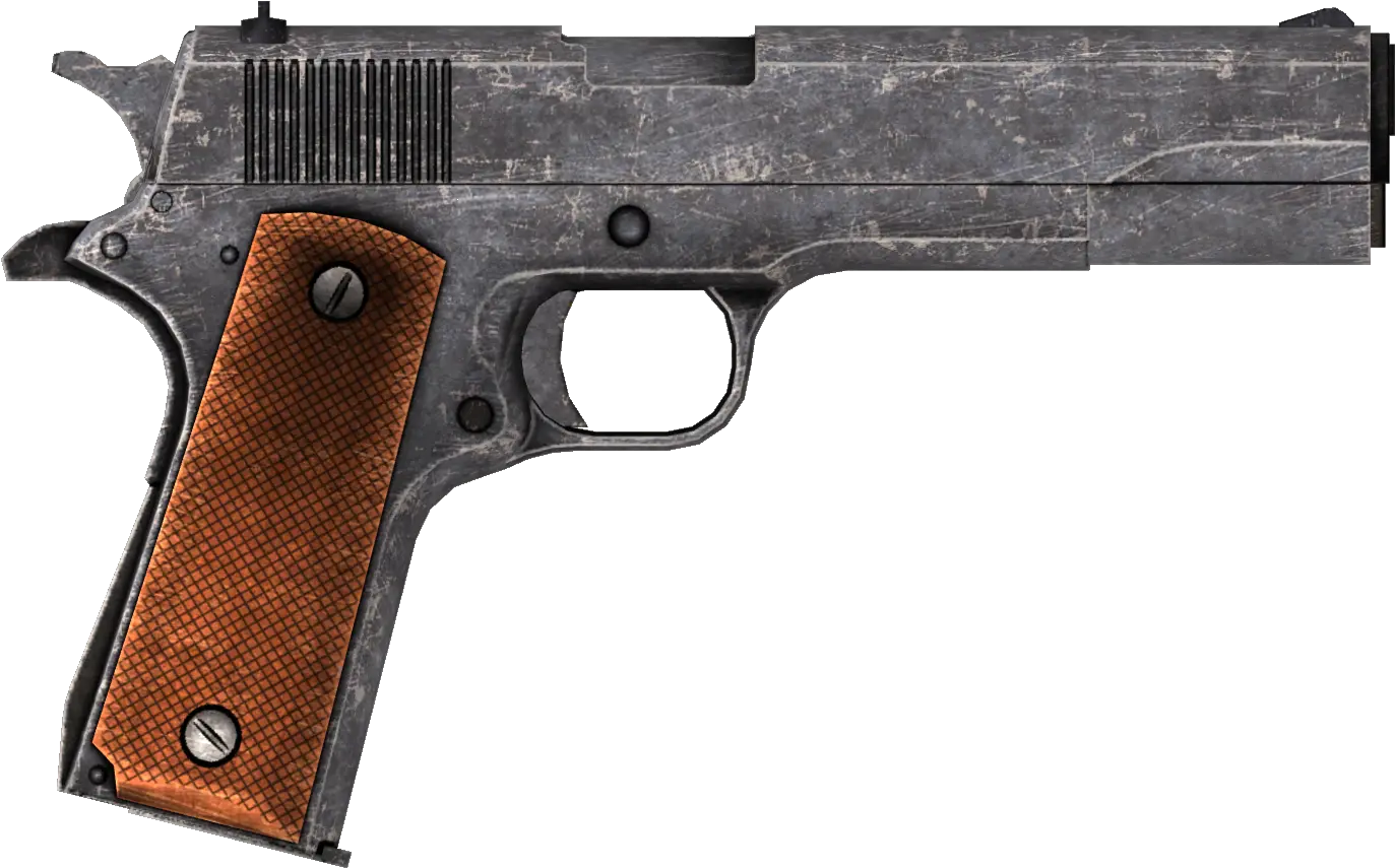  Guns Png Images 1 Image Fallout New Vegas 45 Auto Pistol Guns Png