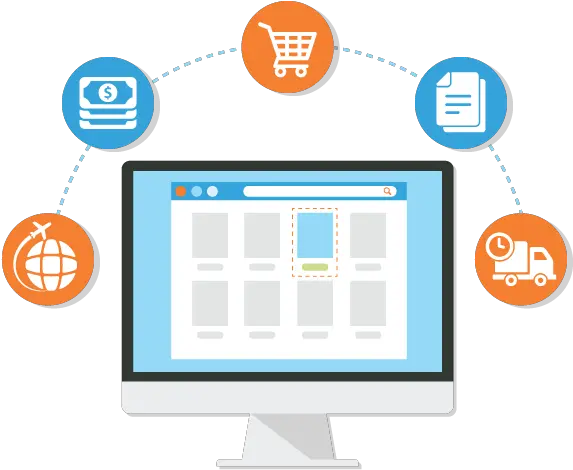  Simplify B2b Order Placement Online To Drive More Sales Digital Warehouse Png Order Processing Icon