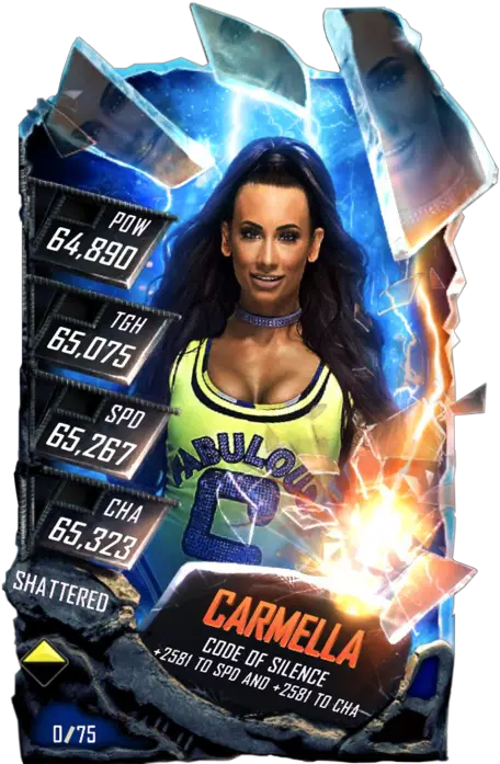  Carmella Wwe Supercard Season 2 Debut Wwe Supercard Wwe Supercard Paige Shattered Png Carmella Png