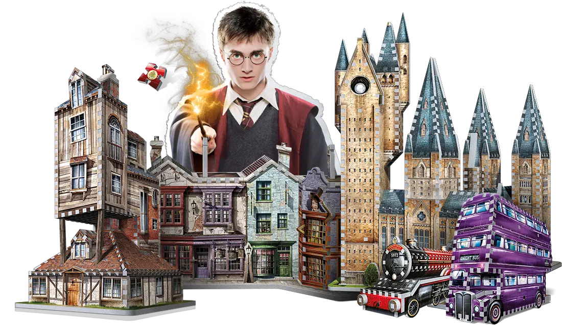  Hogwarts Express Wrebbit 3d Puzzle Harry Potter 3d Puzzle Png Hogwarts Transparent