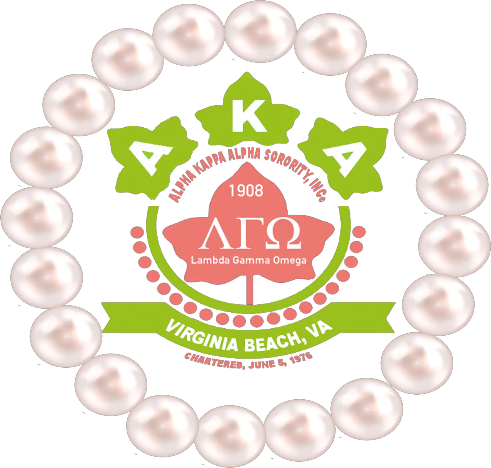  Download Aka Hbcu Week Lambda Gamma Omega Chapter Png String Of Pearls