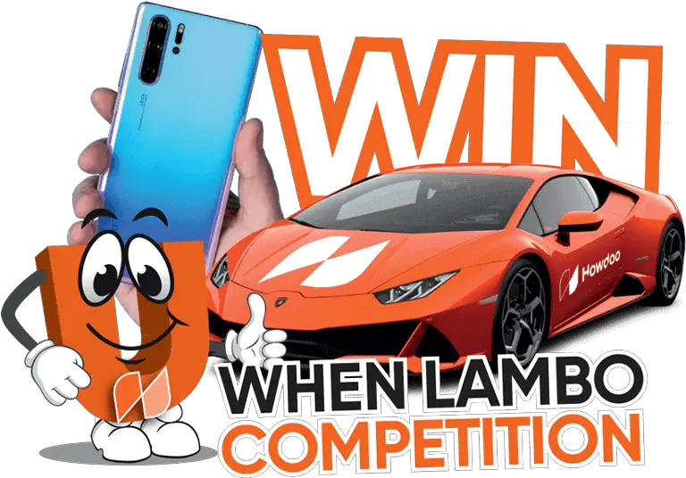  Win A Lambo Competition Howdoo Lamborghini Huracán Png Lambo Transparent