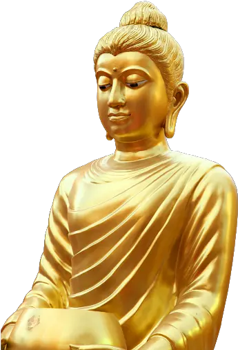  Download Free Golden Buddha Statue Image Icon Buddha Transparent Background Png Statue Icon