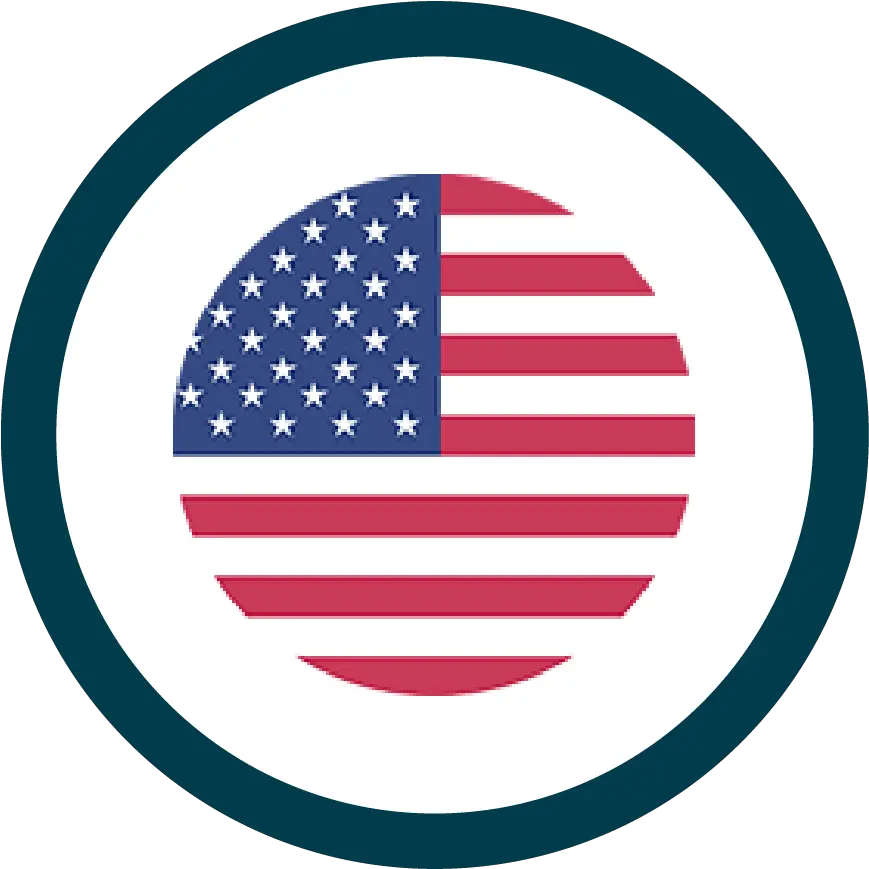  Ministry Of The Interior Scytl Transparent American Flag Circle Png Usa Flag Icon Vector