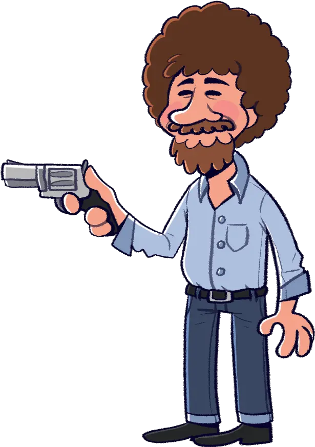  Blursedimages Delete This Or We Ll Have A Happy Little Accident Png Bob Ross Png