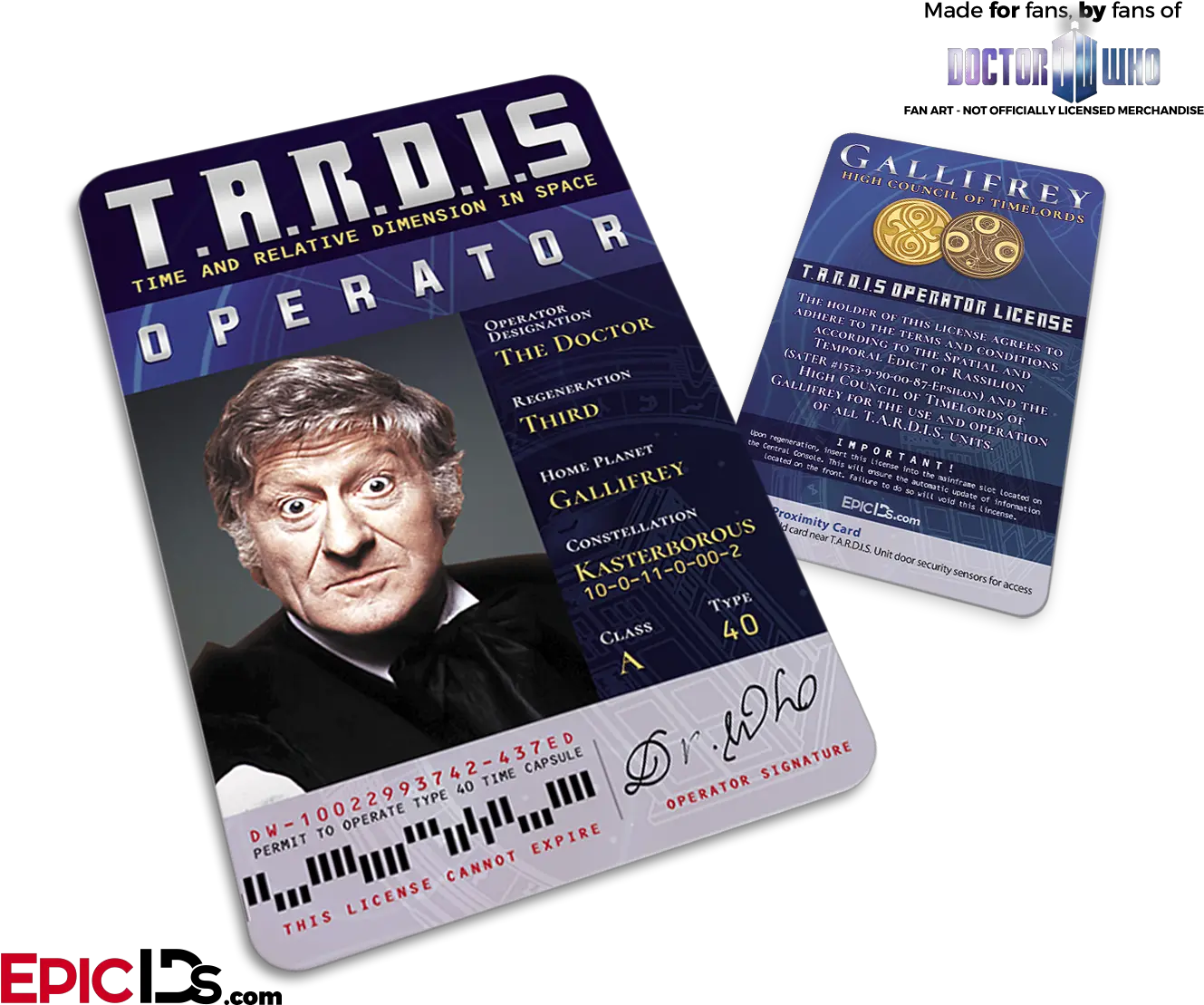  Tardis U0027doctor Whou0027 Operator License 03 The Third Doctor Suit Separate Png Tardis Transparent