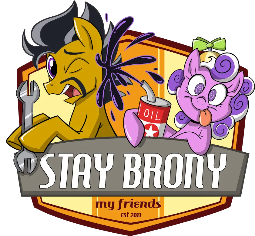  Equestria Daily Mlp Stuff 082615 Cartoon Png Bronycon Logo