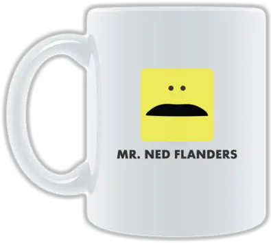  Tash Store Movember Mr Ned Flanders Mug For Movember Mr Men And Little Miss Png Ned Flanders Png