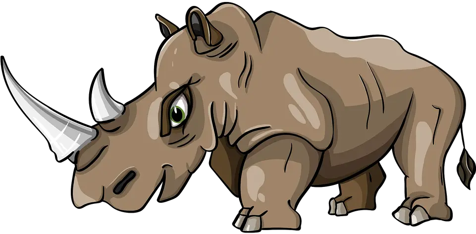  Rhino Horn Mammal Free Vector Graphic On Pixabay Rhinoceros Animation Png Rhino Png