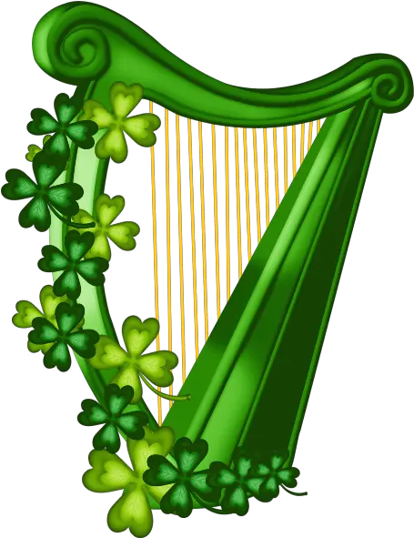  Instrument Musique Tube Celtic Harp Clip Art Png Harp Png