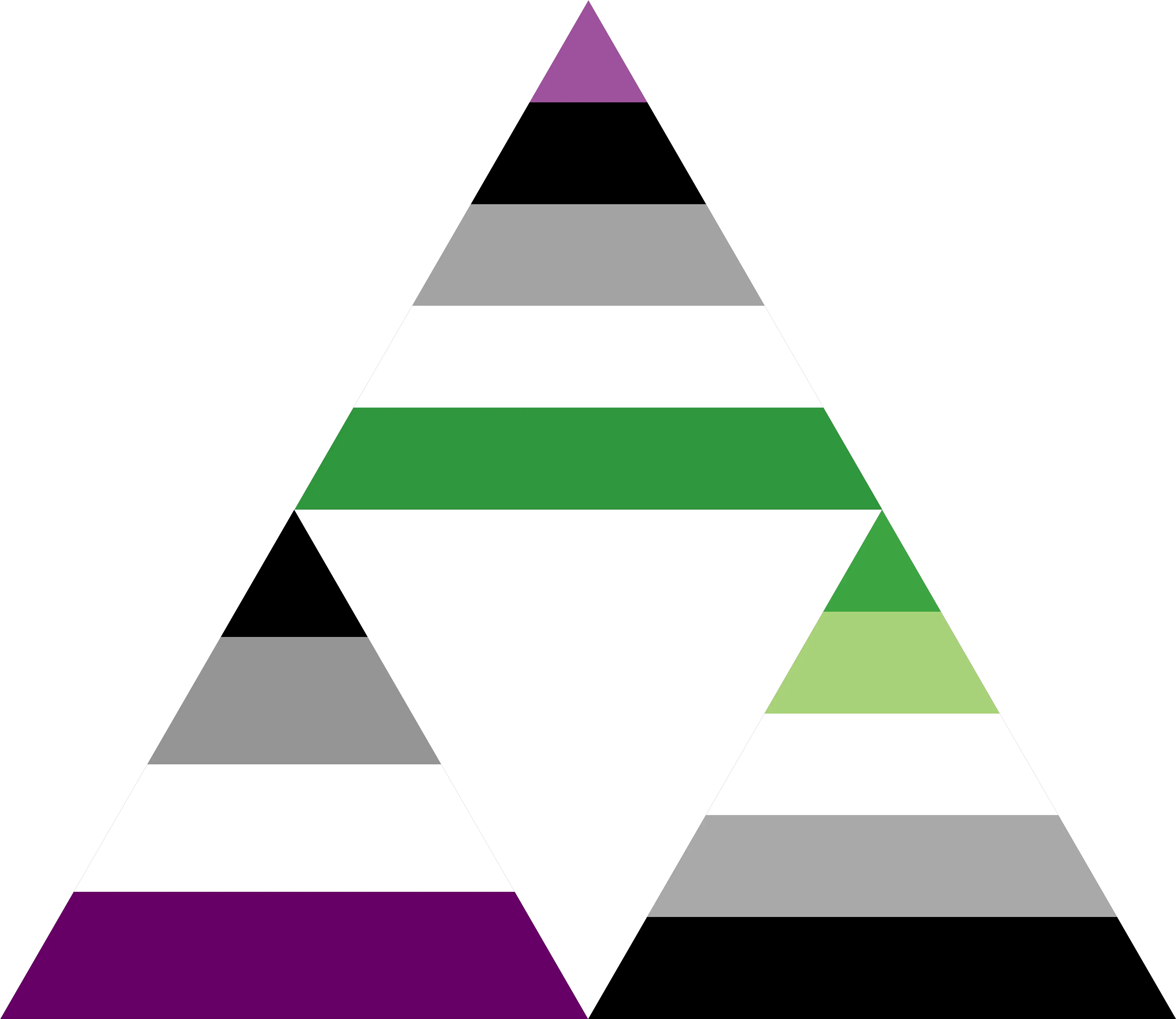  Panromantic Asexual Genderfluid Flag Transparent Cartoon Aro Ace Agender Flag Png Triforce Transparent