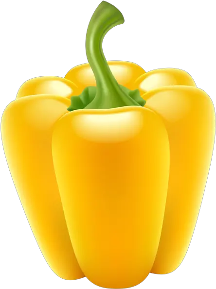  Vector Free Stock Yellow Transparent Png Clip Art Image Bell Pepper Clipart Png Bell Transparent Background