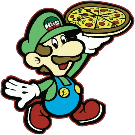  Luigi Pizza Team Fortress 2 Sprays Luigi Pizza Png Luigi Transparent