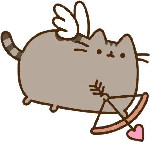  Download Carnivoran Pusheen Cat Mammal Valentine Day Hq Png Pusheen I Love You Pusheen Transparent Background