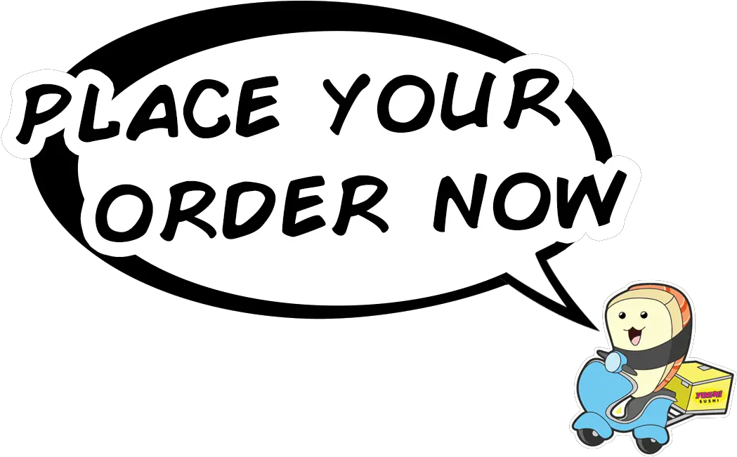  Yoshi Sushi House Order Now With Cartoon Png Order Now Png