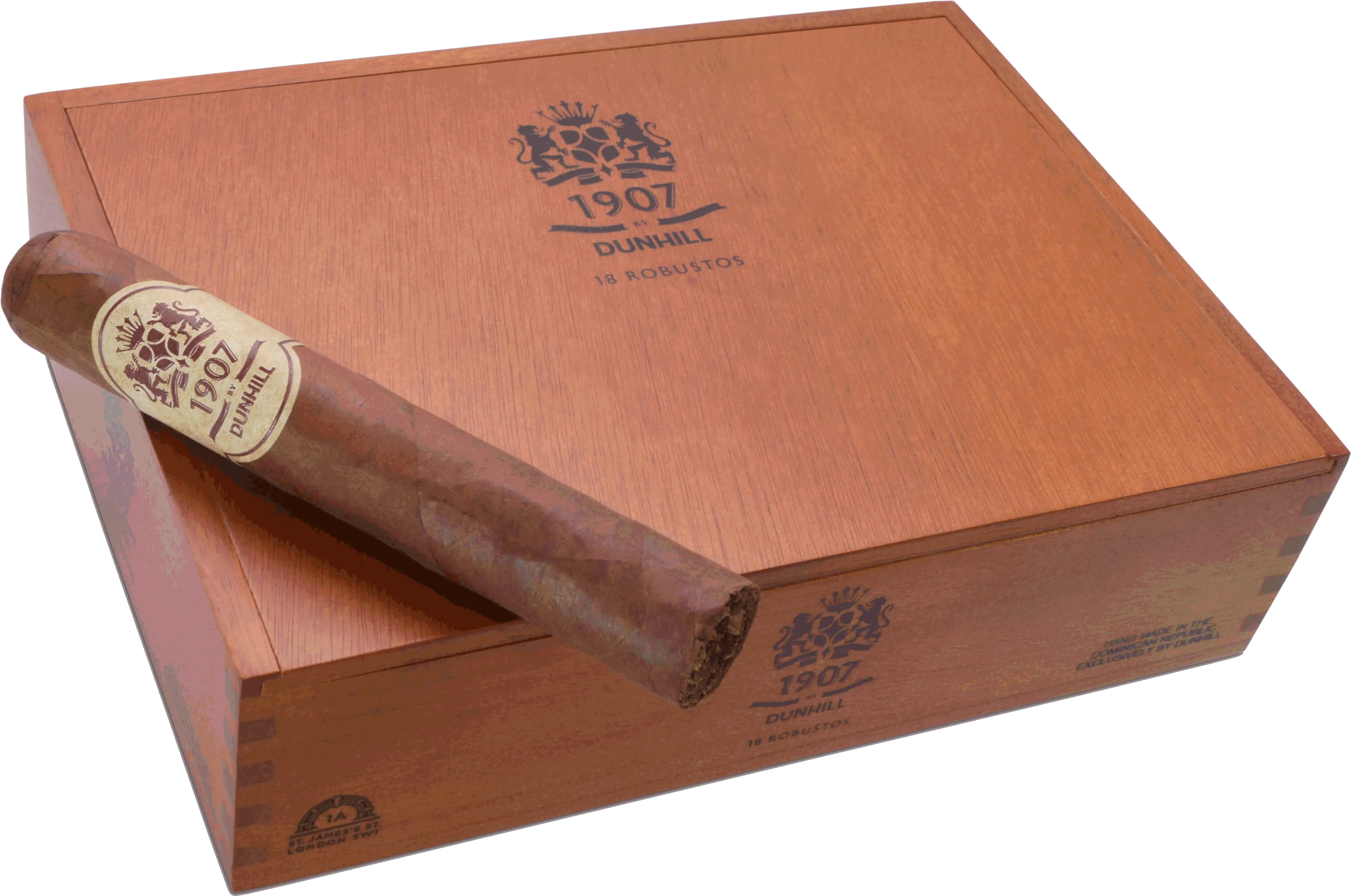  Download Hd 1907 By Dunhill Closed Box Dunhill 1907 Box Pressed Toro Png Cigar Png