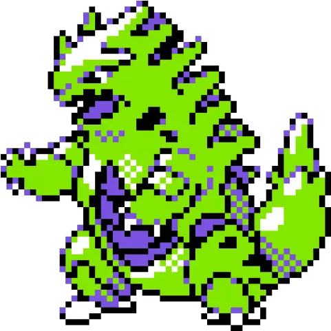  Pokemon Crystal Tyranitar Sprite Tyranitar Gen 2 Sprite Png Tyranitar Png