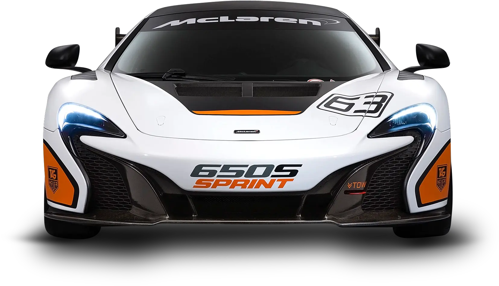  Mclaren 650s Sprint Car Front Png Image Sports Car Png Front Front Of Car Png