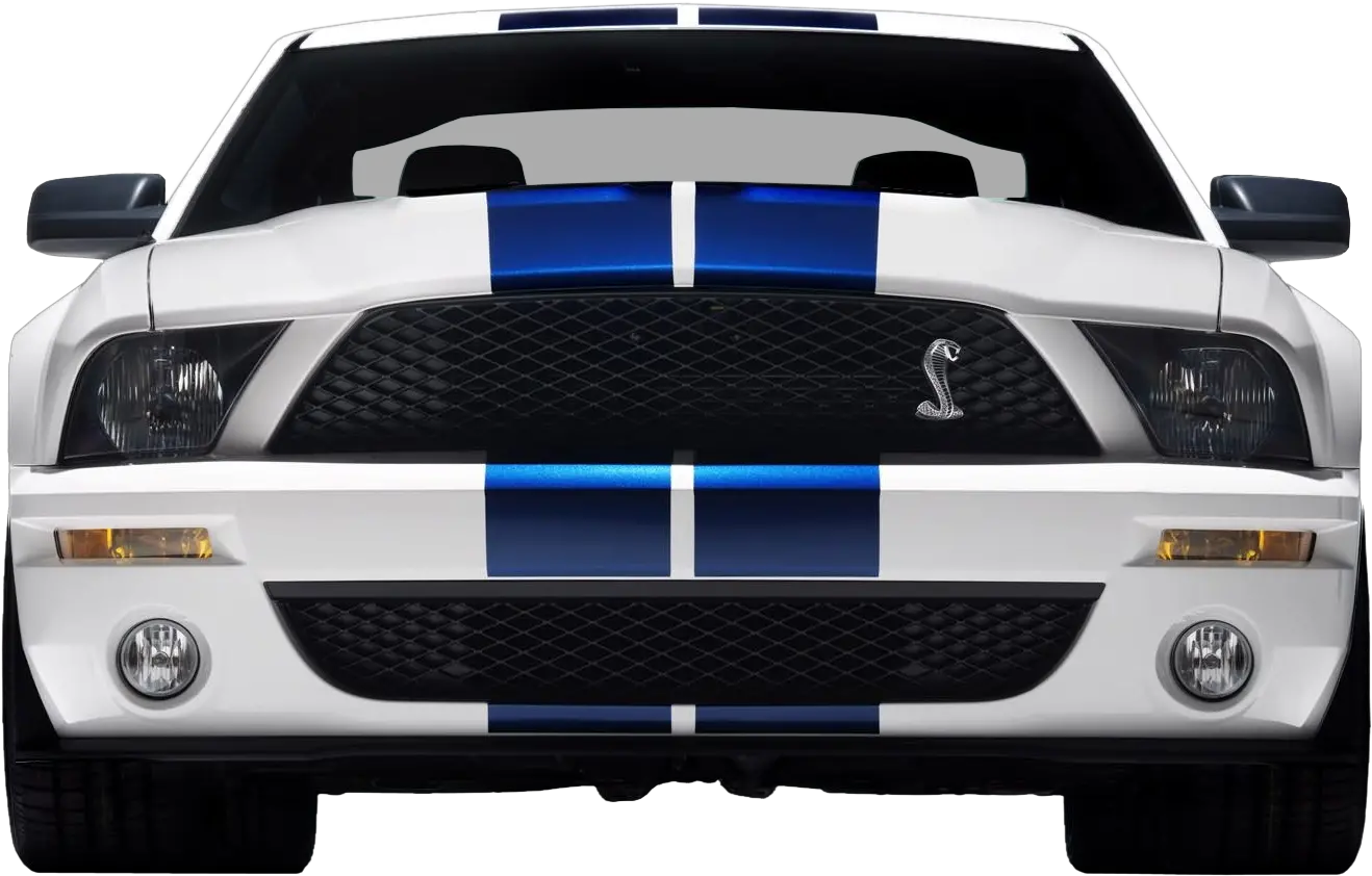  Imgs For Ford Mustang Car Silhouette Ford Mustang Shelby Gt500 2008 Front Png Mustang Png