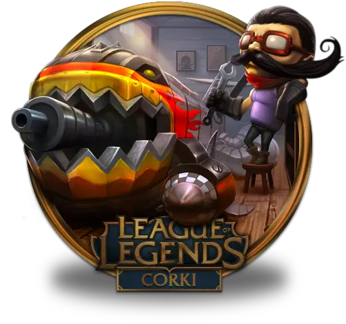  Corki Hot Rod Icon League Of Legends Gold Border Iconset Rumble Icone Lol Png Hot Rod Png