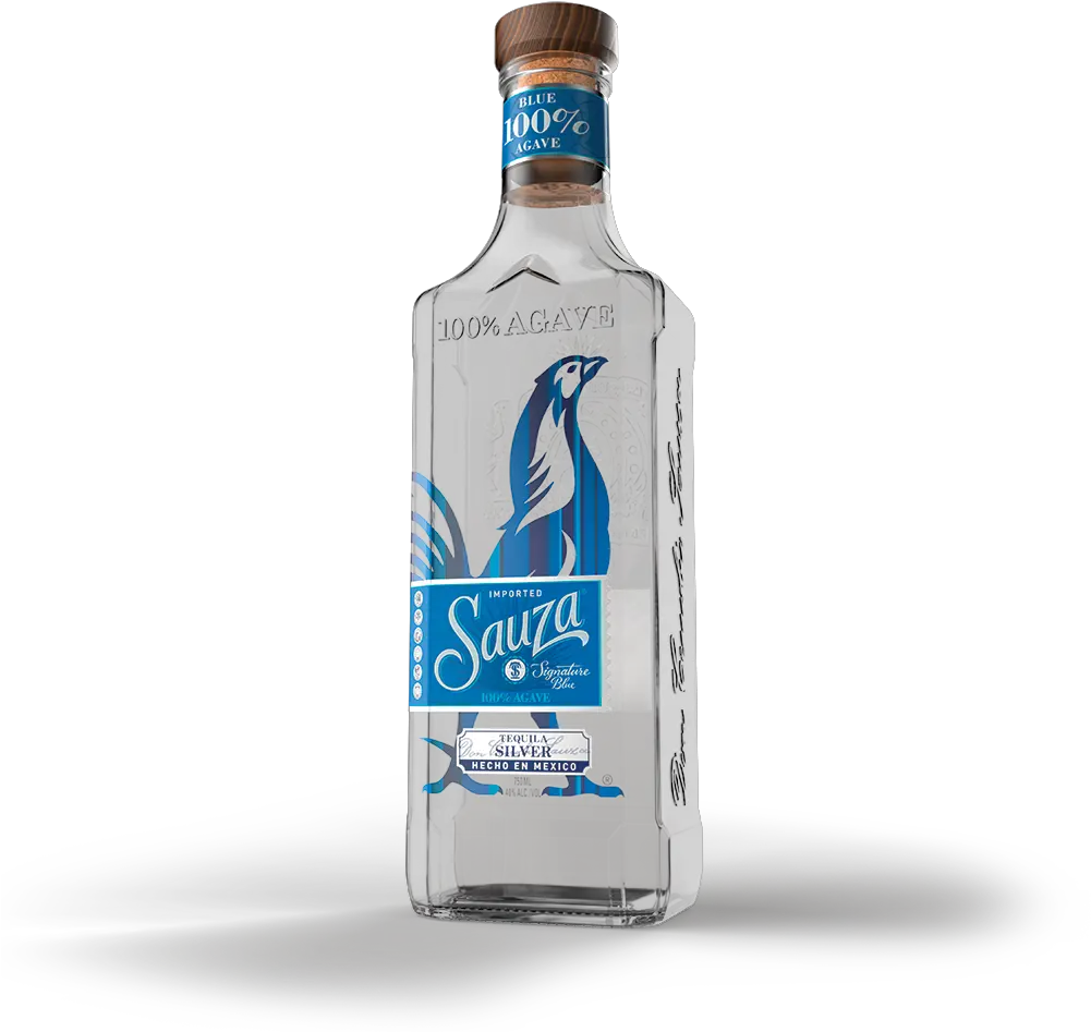  Download Sauza Signature Blue Silver Sauza Conmemorativo Plata Png Tequila Bottle Png